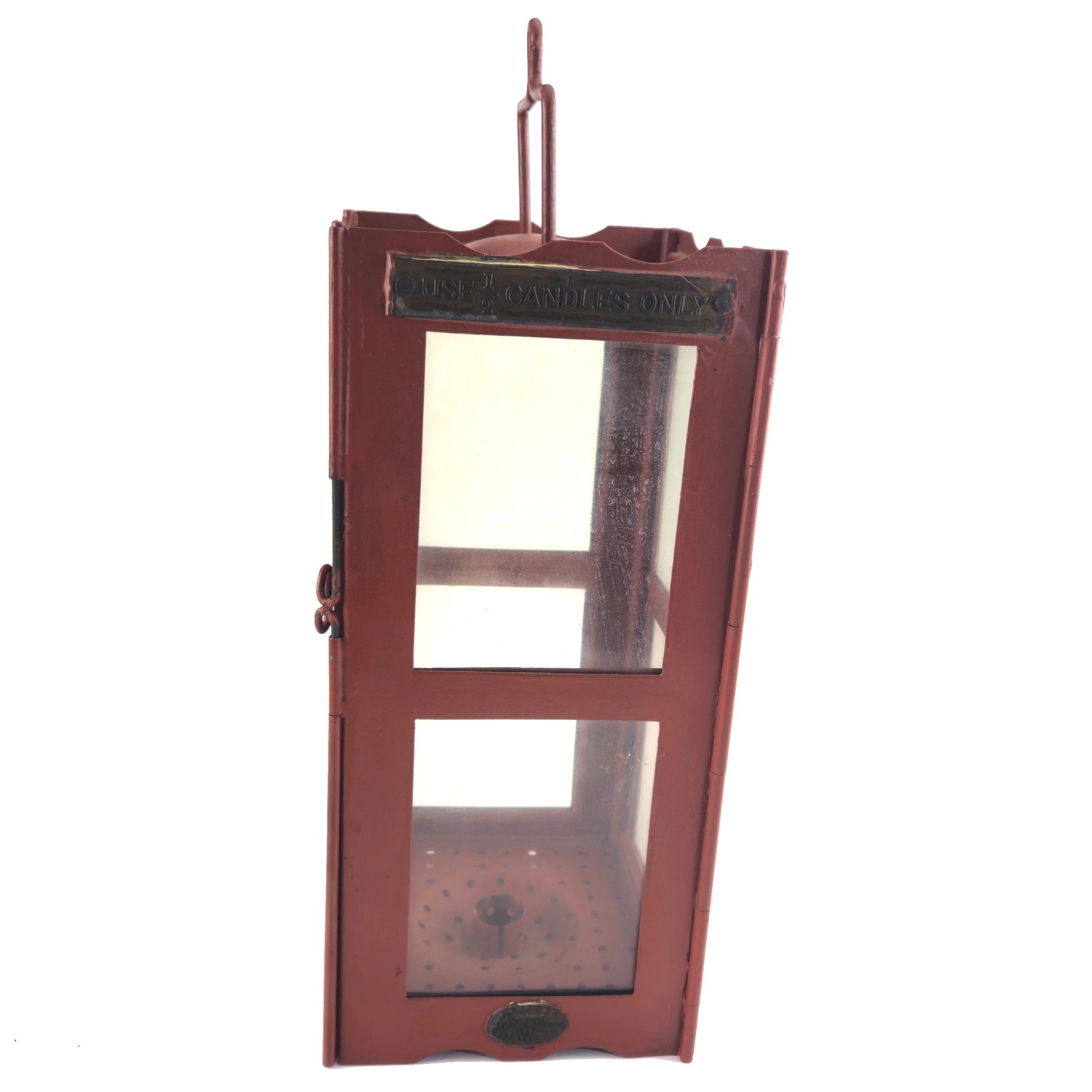 2 WWI TRENCH FOLDING CANDLE LANTERN LOT: 1914 HINKS & SON / 1915 G. POLKEY