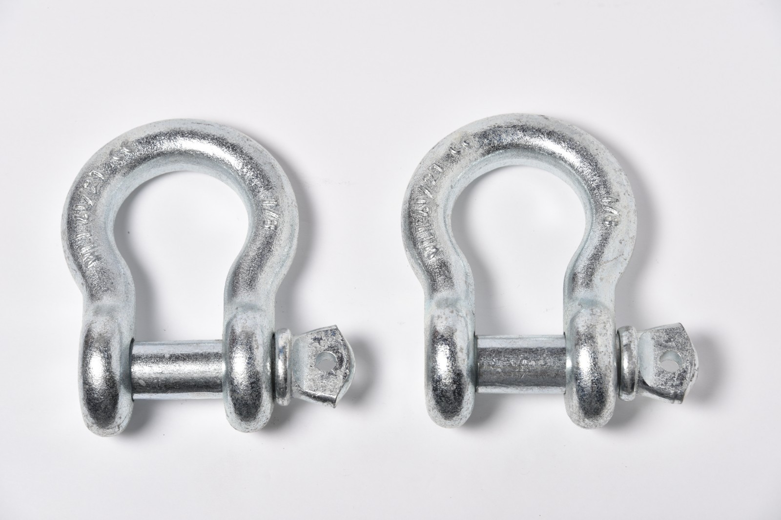 8x 3/8" Bow Shackle D-Ring w Clevis Screw Pin Anchor WLL 1 TON 2200 lbs capacity