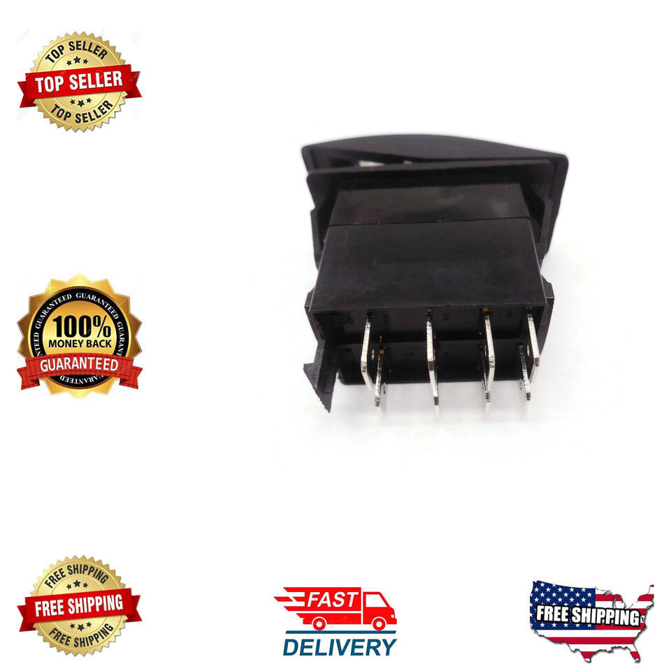 701/60002 - JCB BACKHOE PANEL SWITCH, 12 V 8 PIN