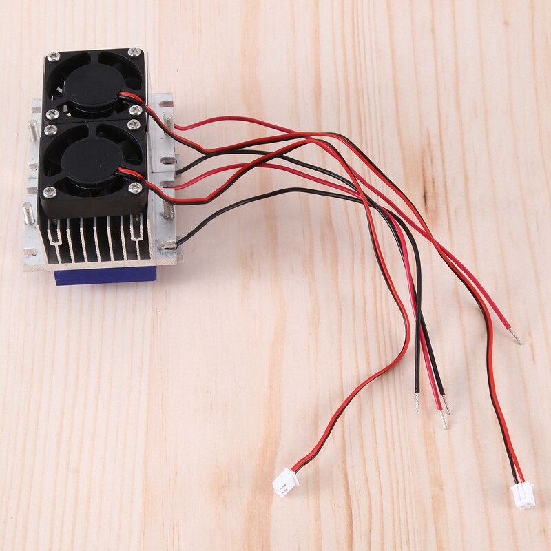 12V Semiconductor A/C Cooling System DIY Kit Thermoelectric Peltier-K8673-