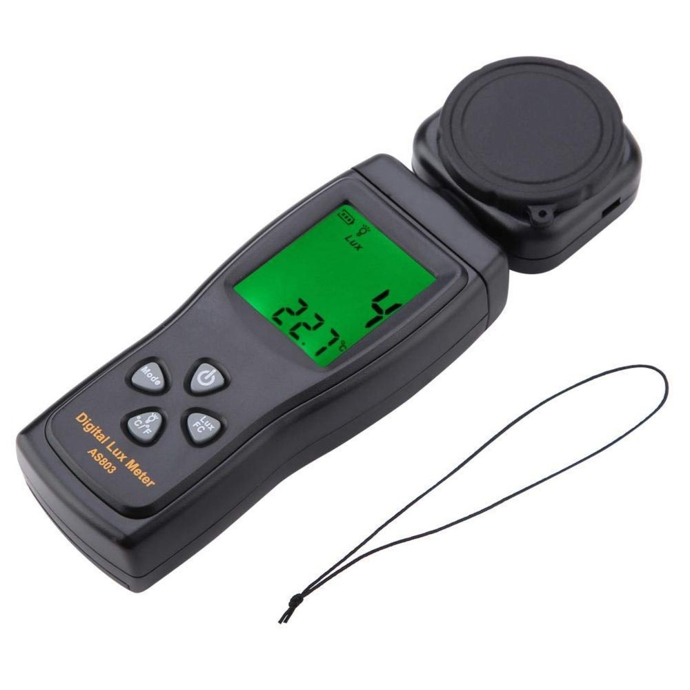 Compact&Lightweight Illuminance Meter 1-200K Lux For Multiple Applicantion