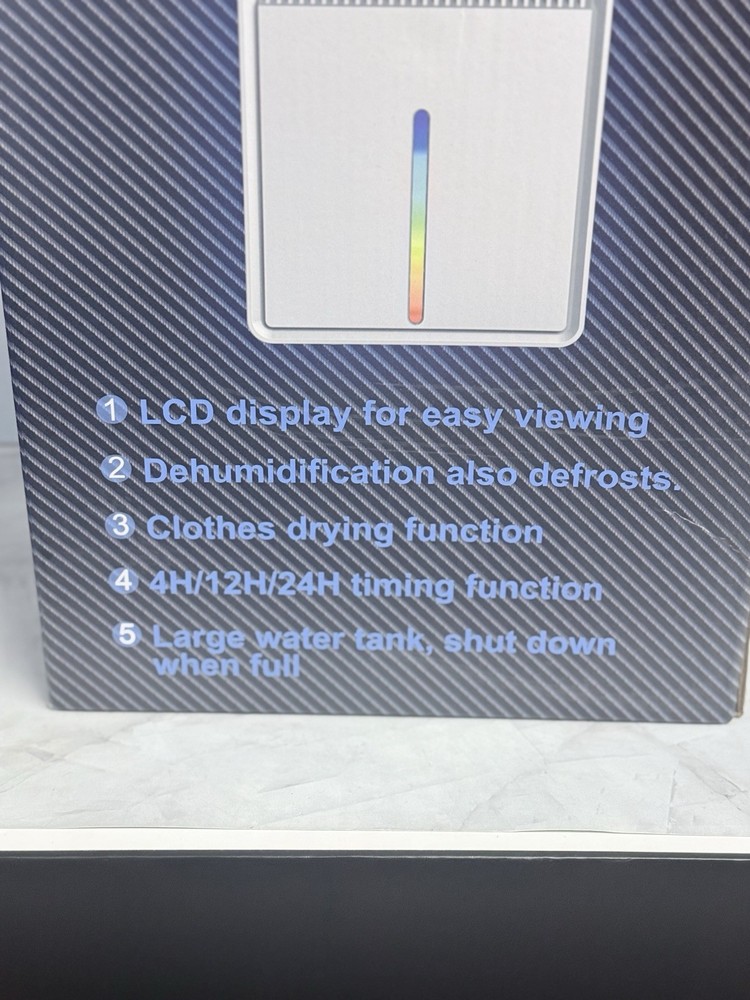 Clothes Dryer Dehumidifier 1010Z Model LCD Defrost & Clothes Drying Function