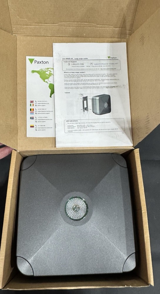 Paxton 313-110-US Proximity Long Range Reader for Car Park Access Points EUC
