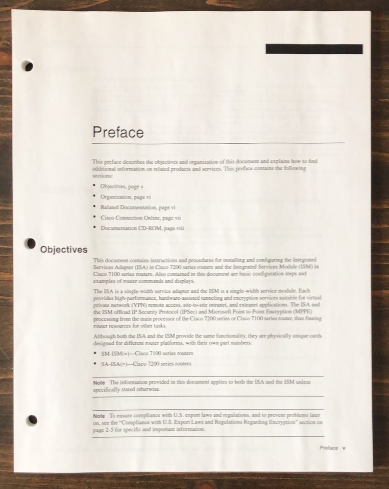 Cisco Systems - Integrated Services Adapter Installation & Configuration (1999)