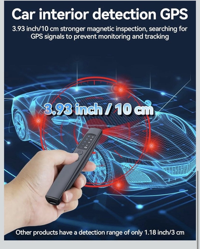 Hidden Camera Detector, GPS Tracker & Bug Detector & Upgraded Spy Camera Finder