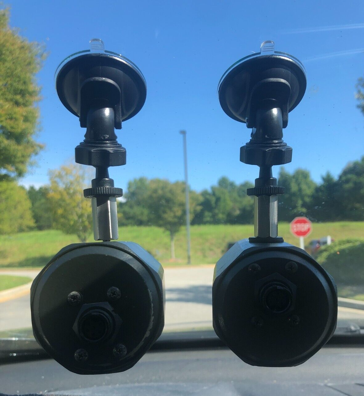 2 Kustom Signals Police Radar Antenna Windshield Mounts for Eagle & Pro 1000DS