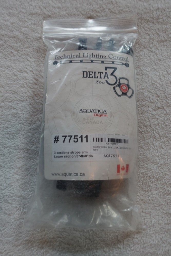 Aquatica DELTA 3 Strobe Arm Kit with 8" Double-Ball Sections 77511