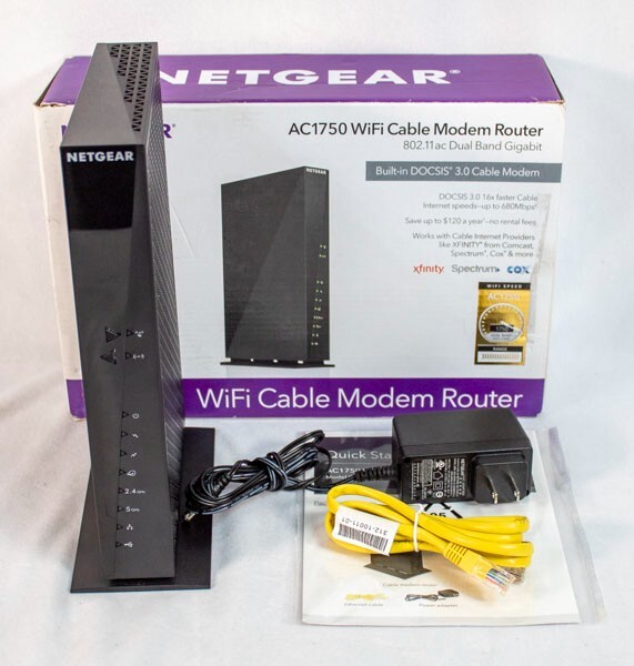 Netgear C6300100NAS Wi-Fi Cable Modem Router