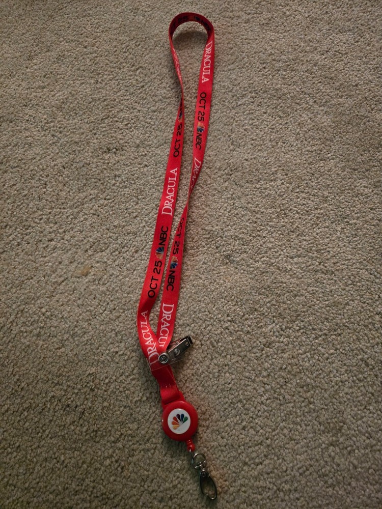 New York Comic Con 2013 Red Dracula Lanyard NBC