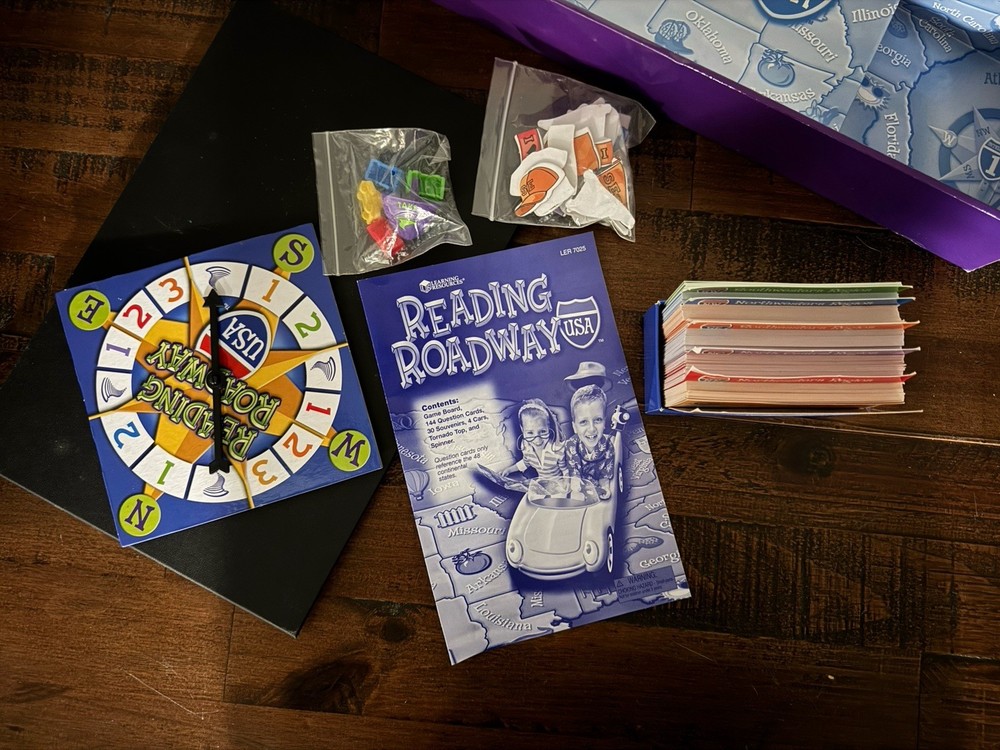 Learning Resources Reading Roadway USA - Reading Comprehension Game!