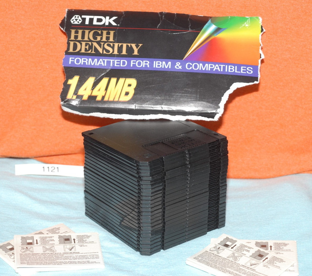 TDK 1.44mb 3.5" Floppy 24-count