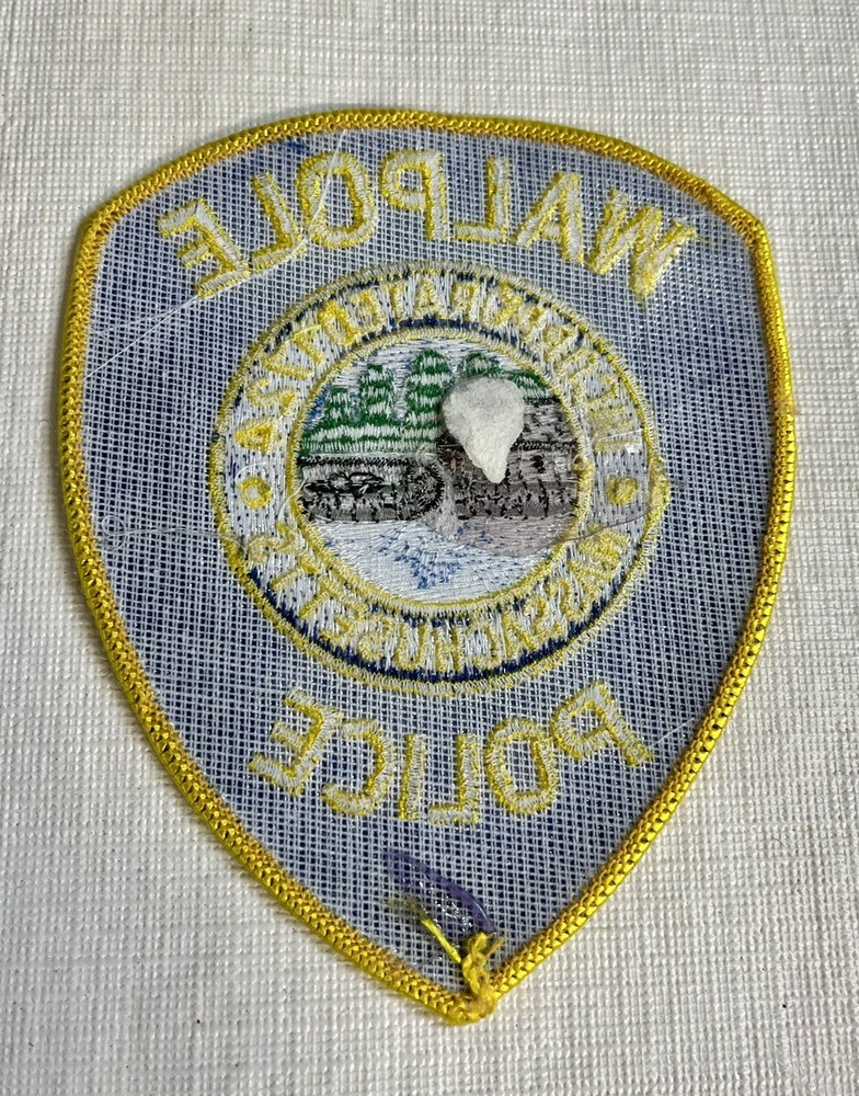 Walpole Massachusetts vest patch obsolete