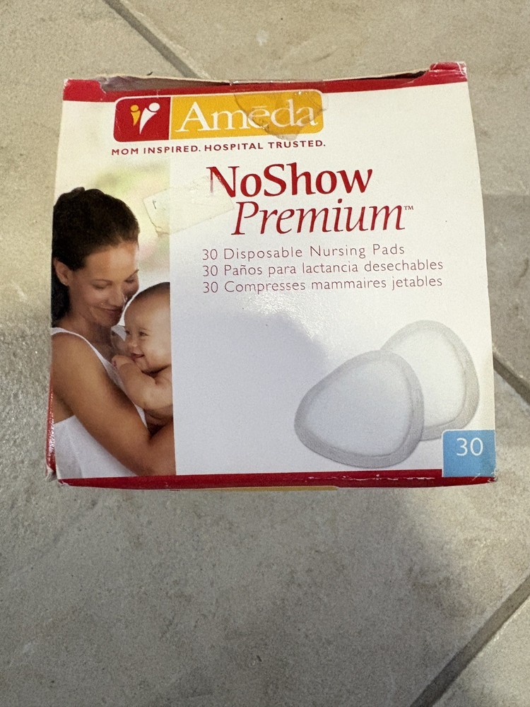 Ameda Noshow Premium Disposable Nursing Pads, 30-Count