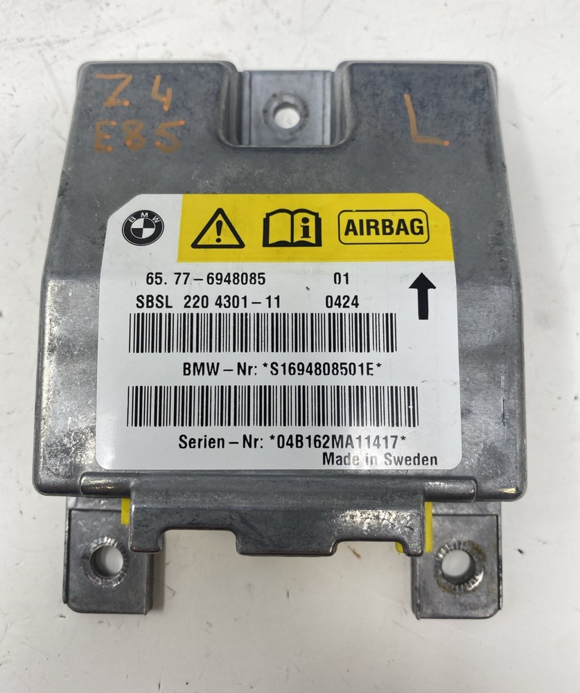 BMW E85 Z4 LEFT SAFETY CONTROL MODULE COMPUTER UNIT OEM 65776948085