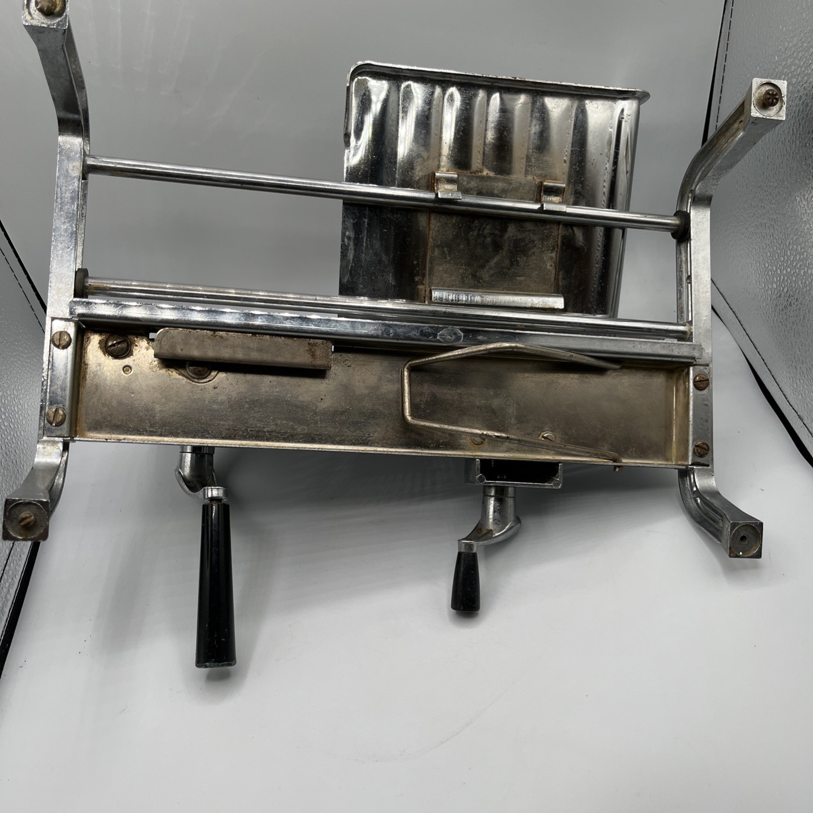 Retro Manual Food Slicer with Guards Rival "Protect-o-Guide" Tabletop 14 x 9.5"