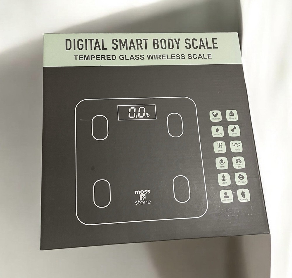Digital Bathroom Scale Smart Step-On Technology for Body Weight