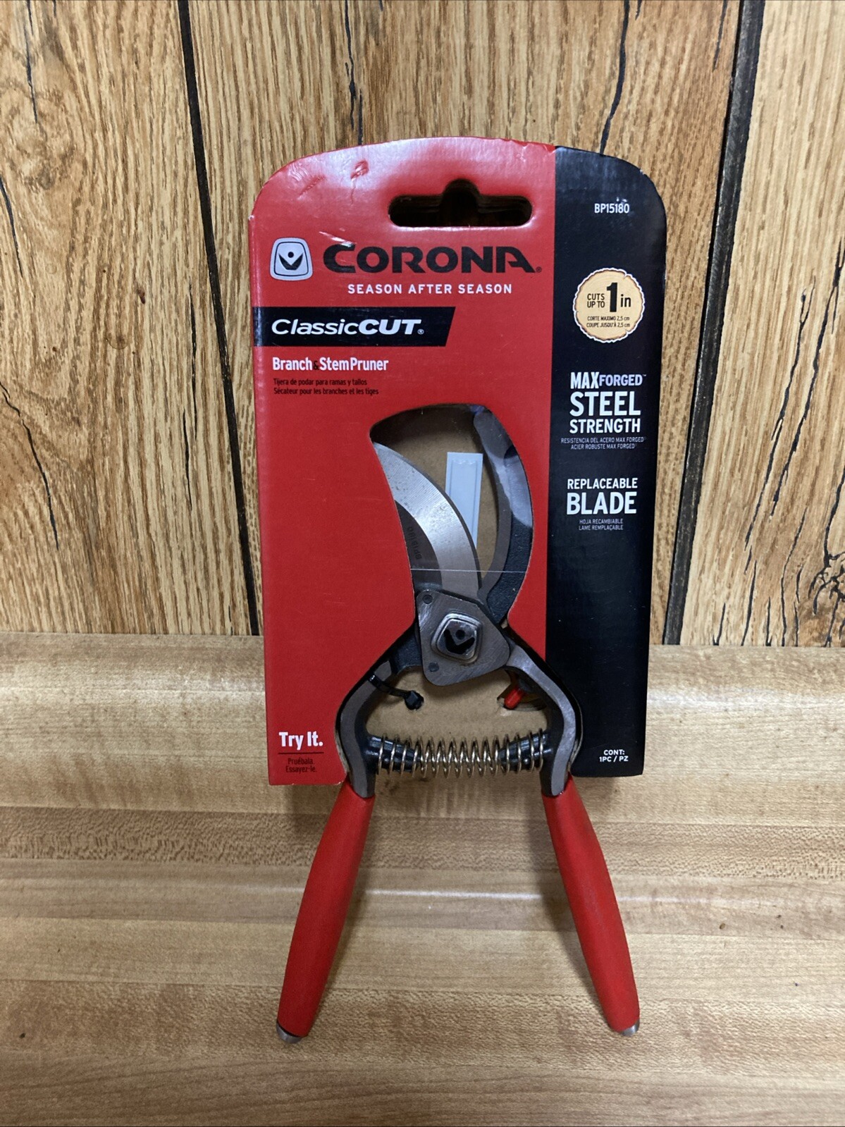 Corona Clipper Forged Classic Cut Branch & Stem Pruner 1-inch BP15180 New