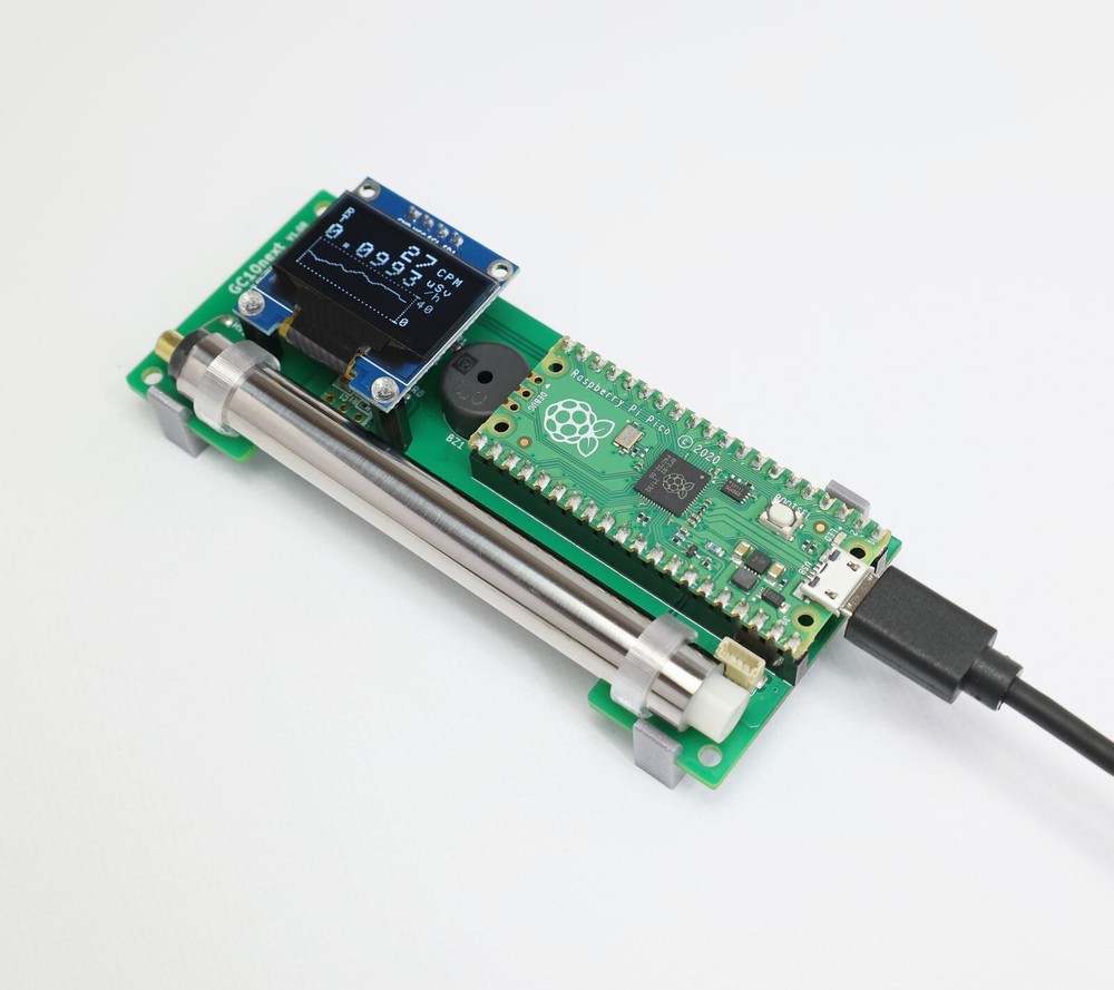 Geiger counter embedded module NetIO GC10next USB Radiation Detector RPi Pico