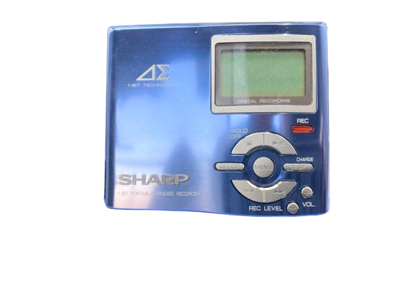 Sharp MD-DR7 Blue  MD  Minidisc Player Recorder  Good