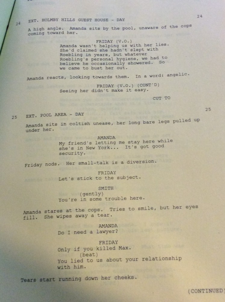 ORIGINAL SCRIPT DRAGNET THREE BLONDS ED O'NEILL EVA LONGORIA ETHAN EMBRY