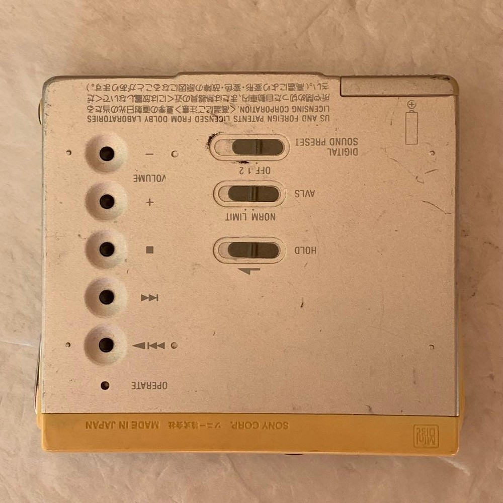 Sony MZ-E75 MD Walkman Operation confirmed