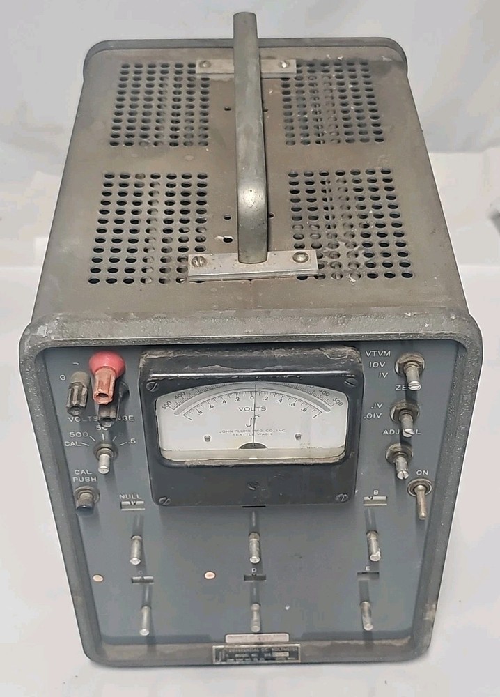 John Fluke Model 2593 Differential AC/DC Voltmeter , Bendix , AS IS UNTESTED