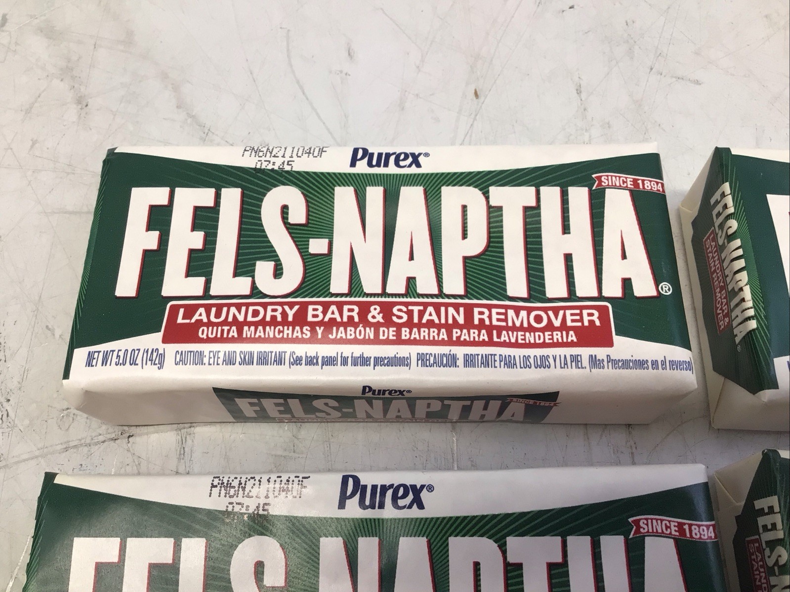 Fels-Naptha Laundry Bar Stain Remover 5 Oz Pack of 6 NO ZOUT