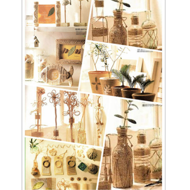Rustic String Jute Rope Natural Linen Twine Cord DIY String Crafts Replacement