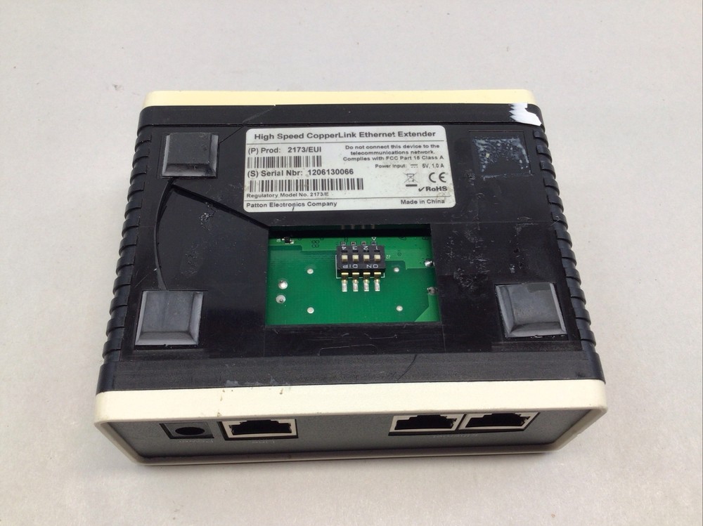 Patton 2173 High-Speed CopperLink Ethernet Extender NO CABLES