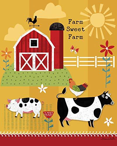 Studio M - 20" Art Pole - Farm Charm Animals
