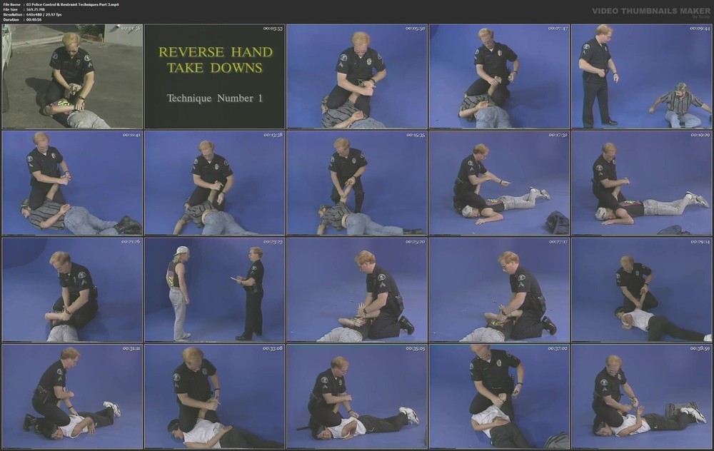Police Aikido: Control & Restraining Techniques starring David Dye (8 DVD Set)