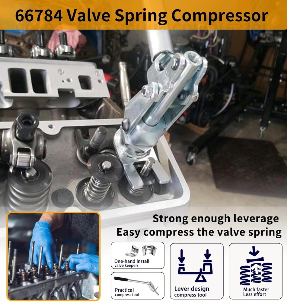 66784 Stud Mount Valve Spring Compressor for all 3/8" & 7/16" Rocker Studs