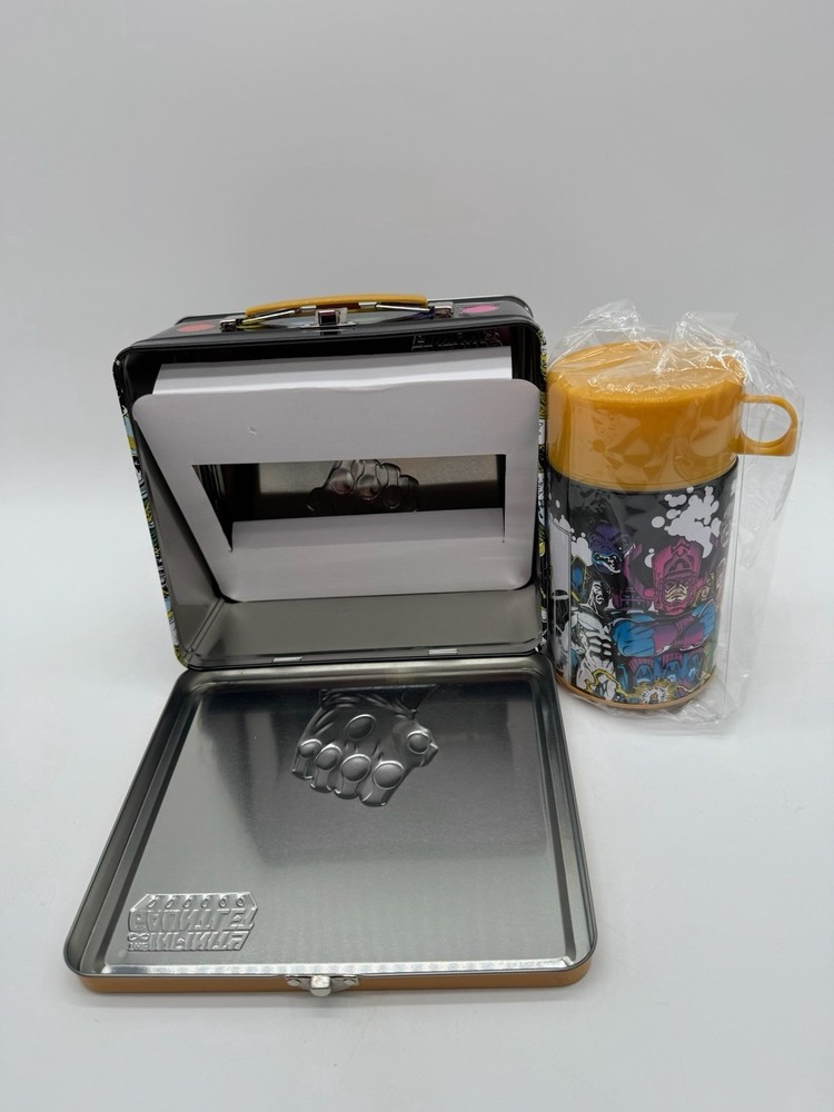 NEW Marvel Comic Infinity Gauntlet Lunch Box Thermos Exclusive 2,500 Made Limit!