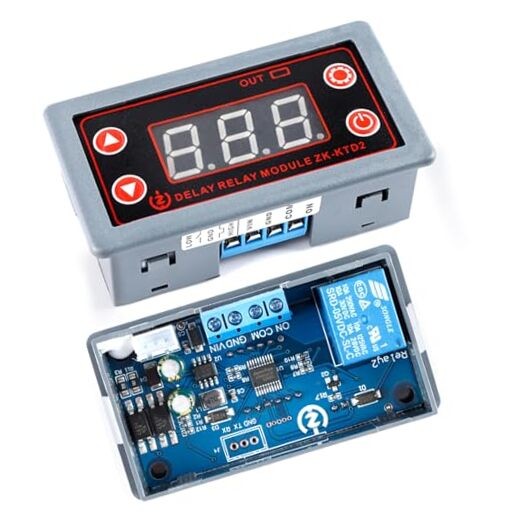 ZK-KTD2 DC 5-30V Delay Relay Module, 5A Multi-Function Timer for Industrial