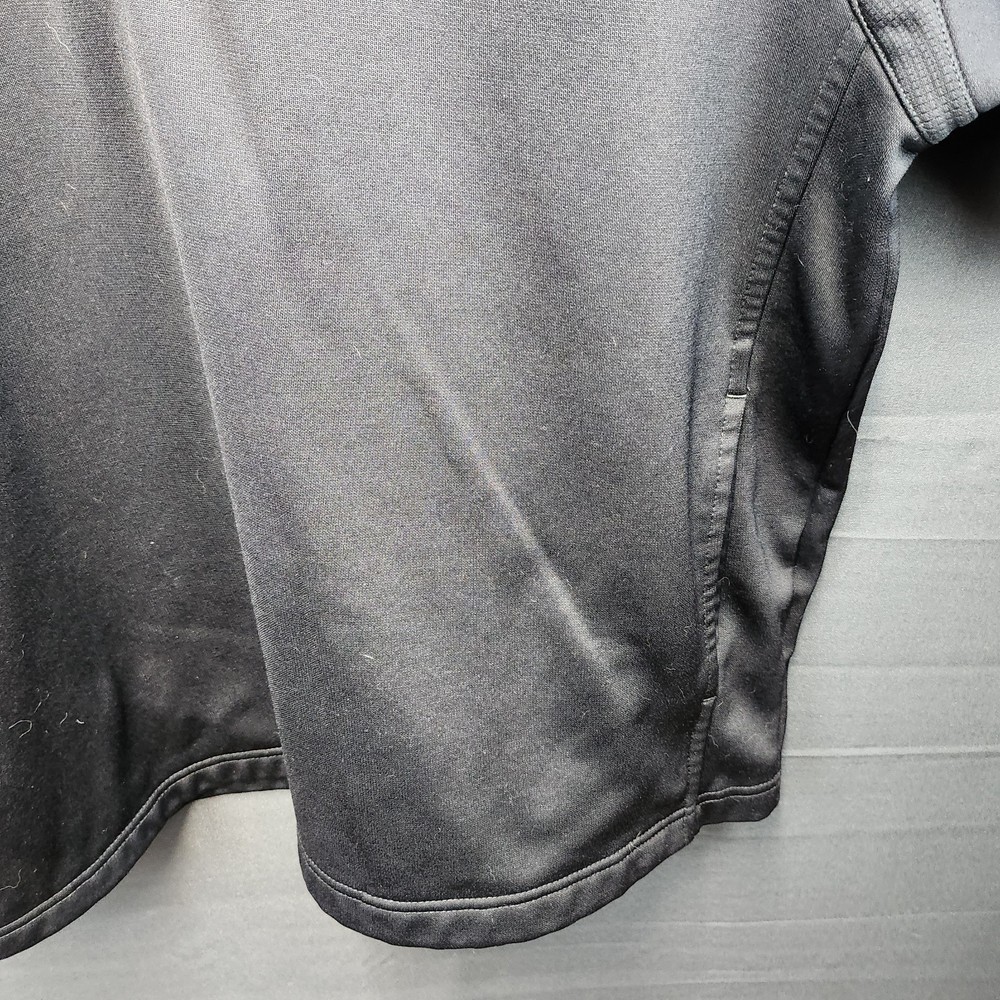 MEN’S Large PEBBLE BEACH PERFORMANCE Black PULLOVER GOLF JACKET Sweater Fleece