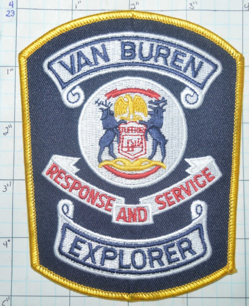 MICHIGAN, VAN BUREN POLICE DEPT EXPLORER PATCH