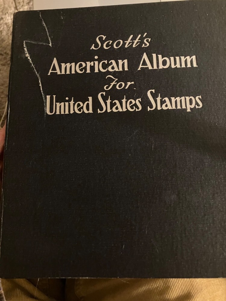 Vintage Scott The American Album For United States Stamps 1954 Ed. 136 stamps