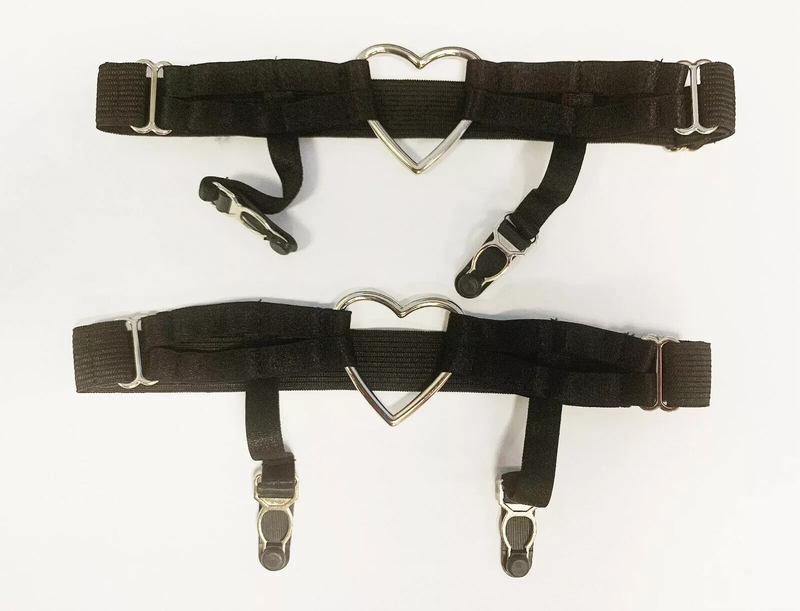 Adjustable Elastic Garter with Heart Shape Ring