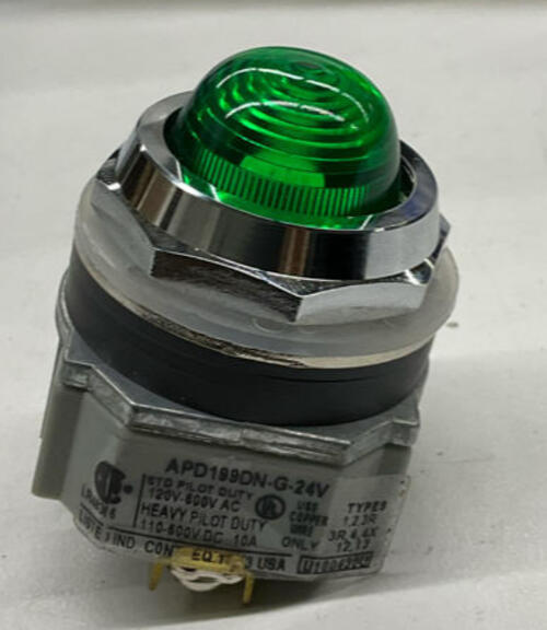 Idec APD199DN-G-24V Green Pilot Lamp Light