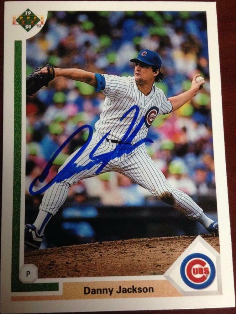Danny Jackson Autographed 1991 Upper Deck #723