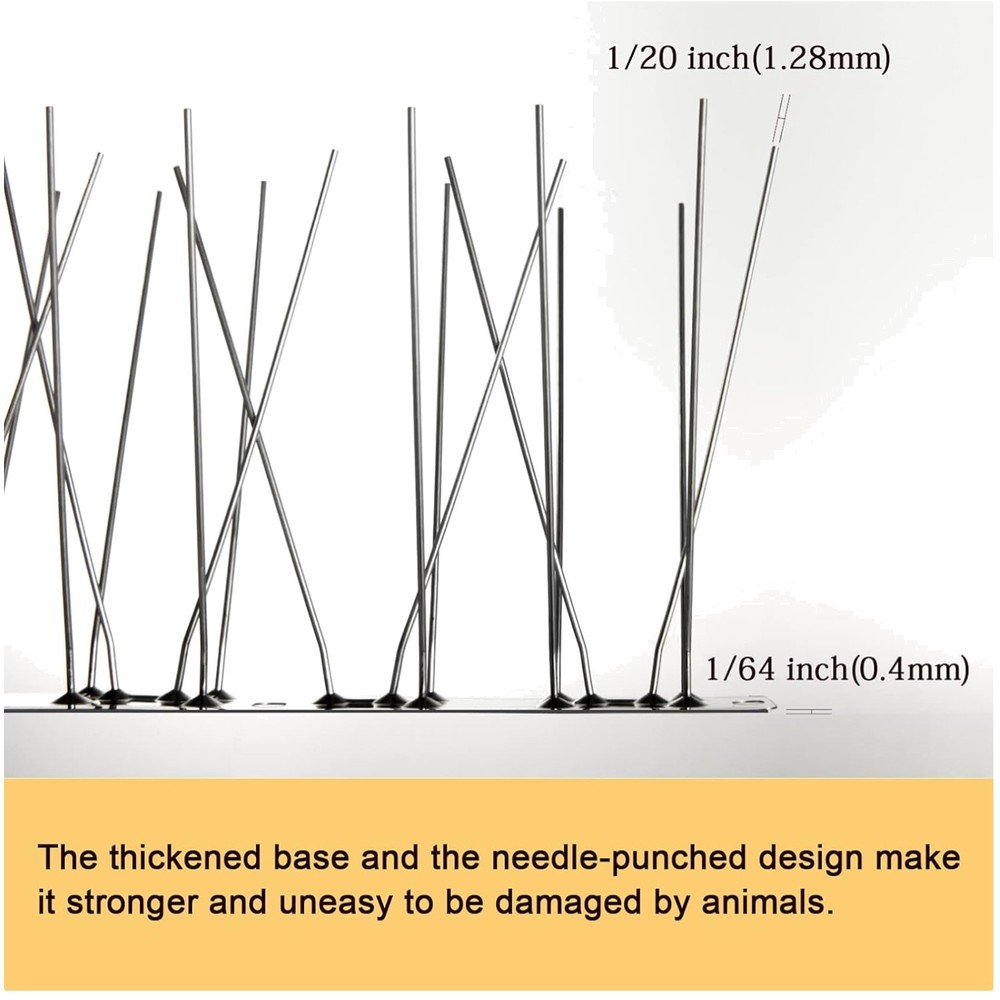 Versatile Bird Spike Kit - Easy Installation, Long Lasting