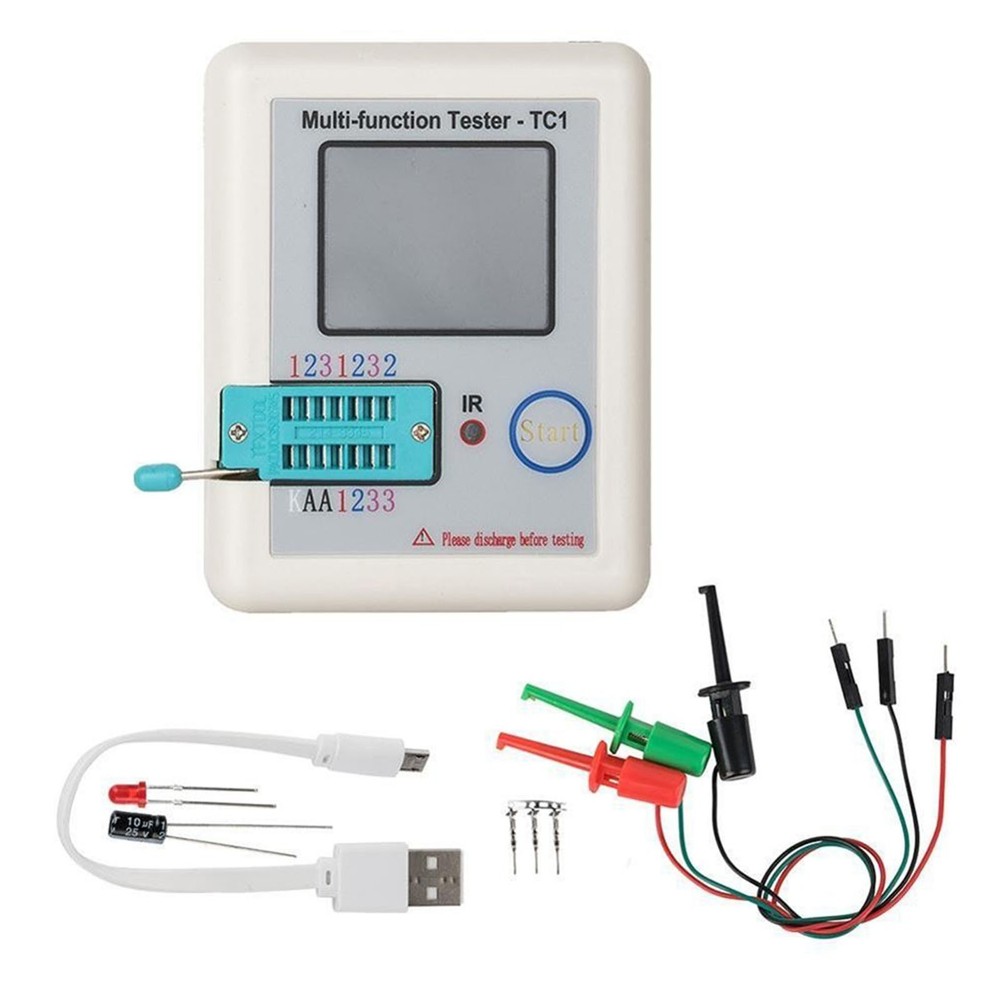 Colorful 1 8in TFT Screen Transistor Tester for Accurate Component Testing