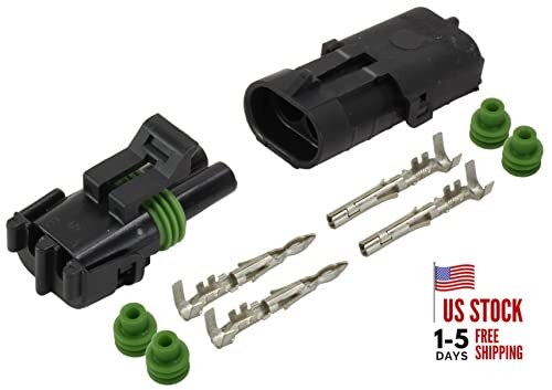Fastronix Weather Pack Connector Kit () 2-Pin