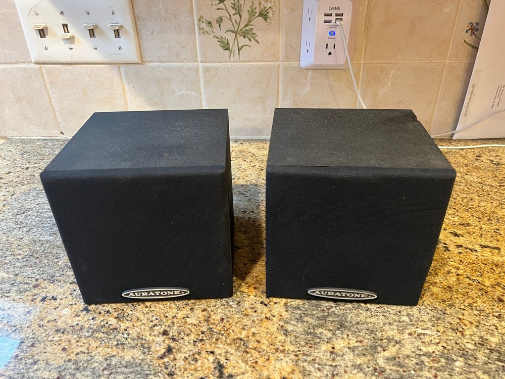 Pair Auratone 5PSC PRIMO-SOUND-CUBE Passive Reference Monitors Speakers