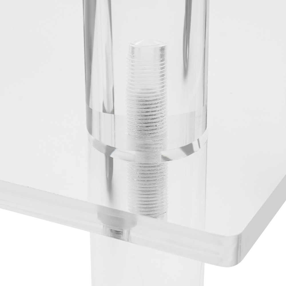 Acrylic Printer Stand Free Standing Printer Mount Clear Printer Stand W/ Wheels