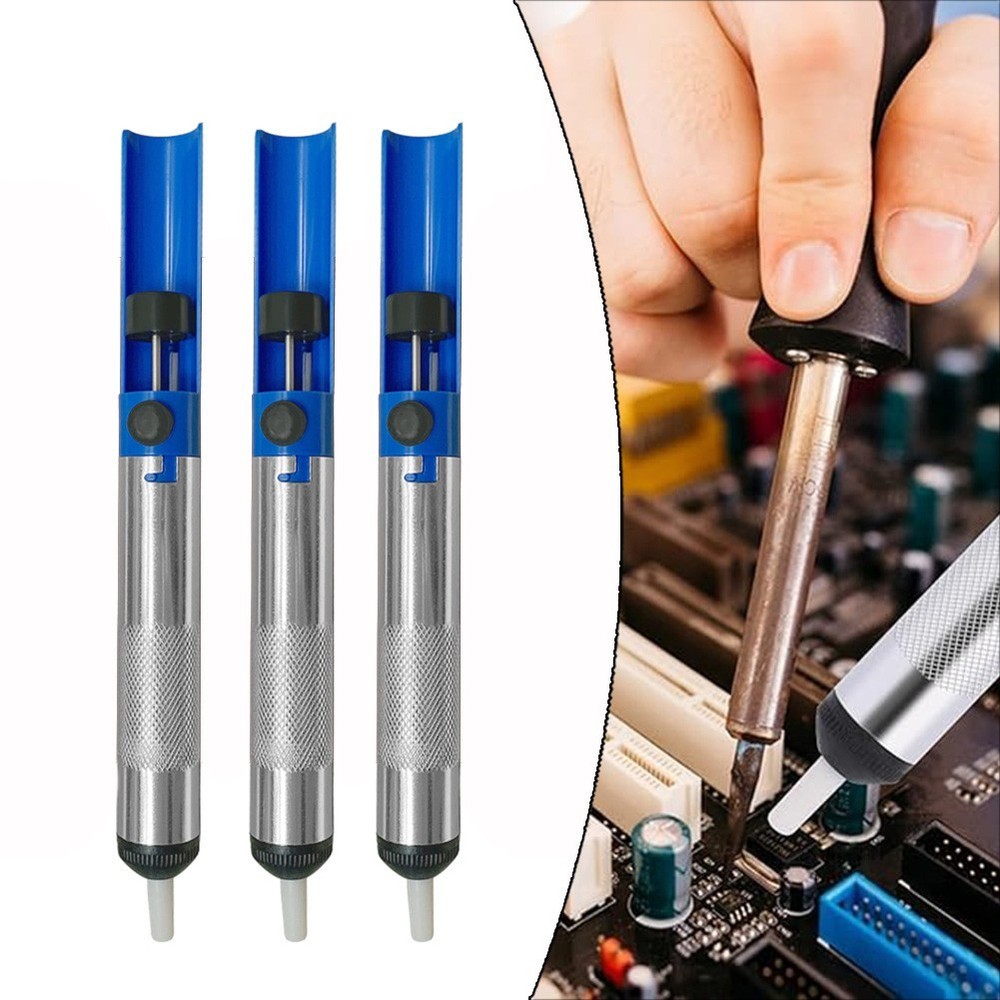 Desoldering Pump 3 Pack for Efficient Solder Removal with Vacuum Pressure