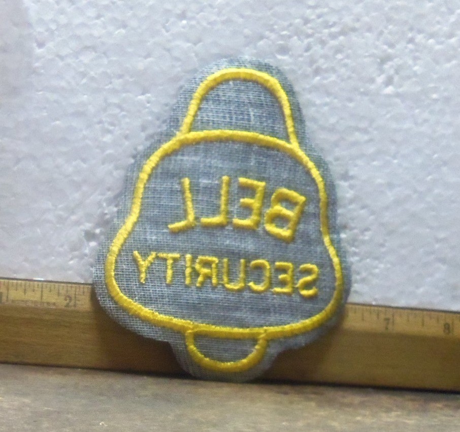 Bell Security Embroidered Patch (NOS)