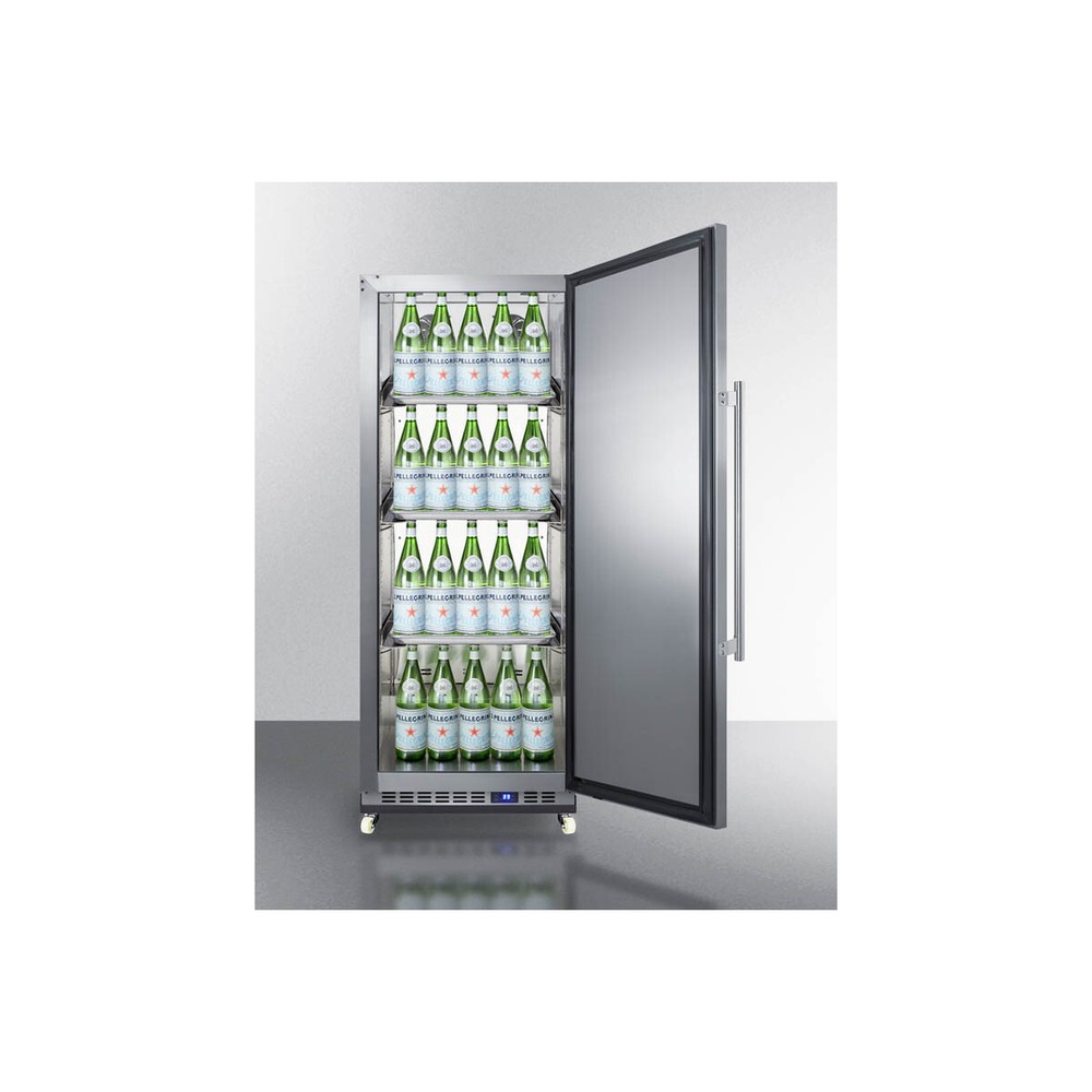 Accucold FFAR121SSRI One Section Solid Door Reach-In Refrigerator, 10 cu. ft.