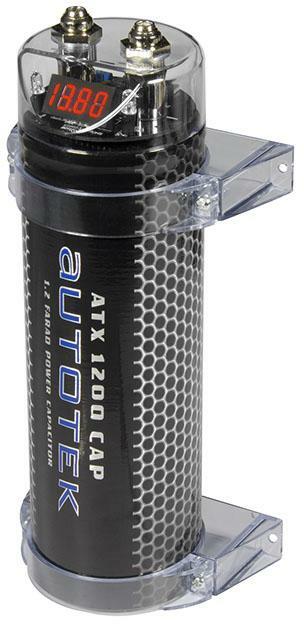 Autotek ATX1200CAP 1.2 Farad Buffer Capacitor Powercap