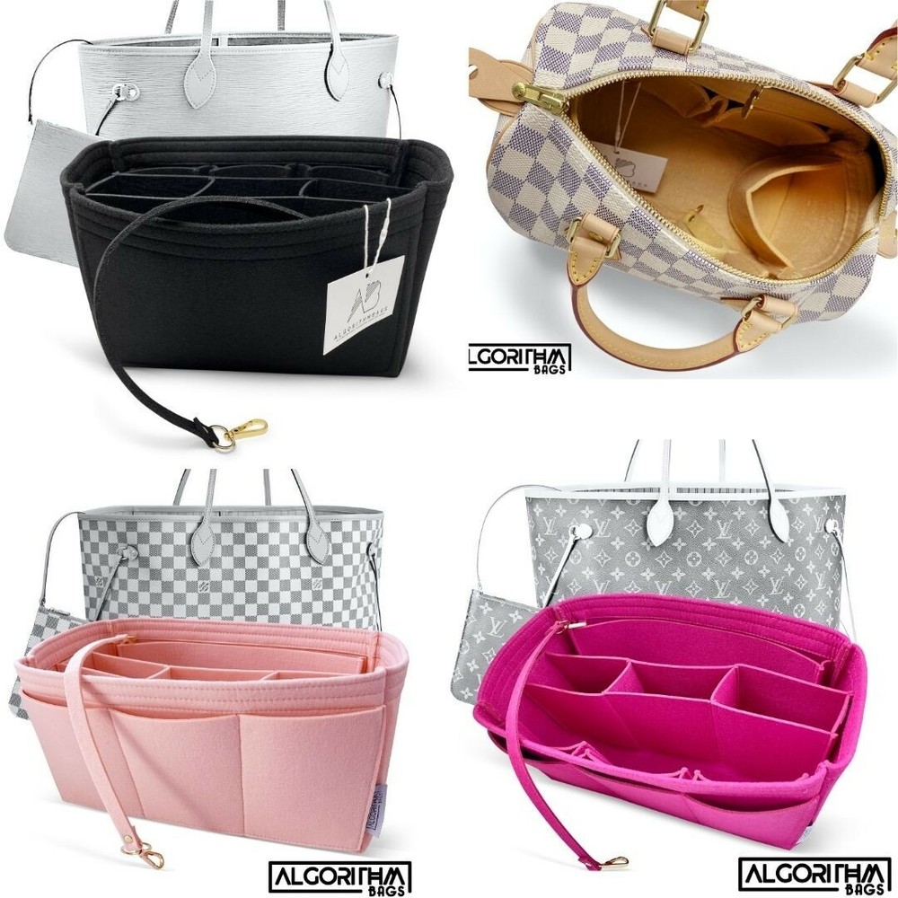 NEW! AlgorithmBags® for LV Neverfull MM Organizer Insert Liner Shaper Divider